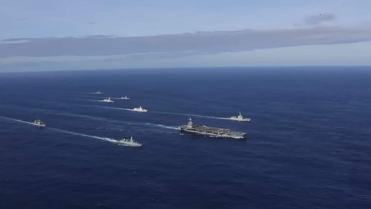 U.S. Launches the USS Ford Carrier Strike Group in Support of Israel