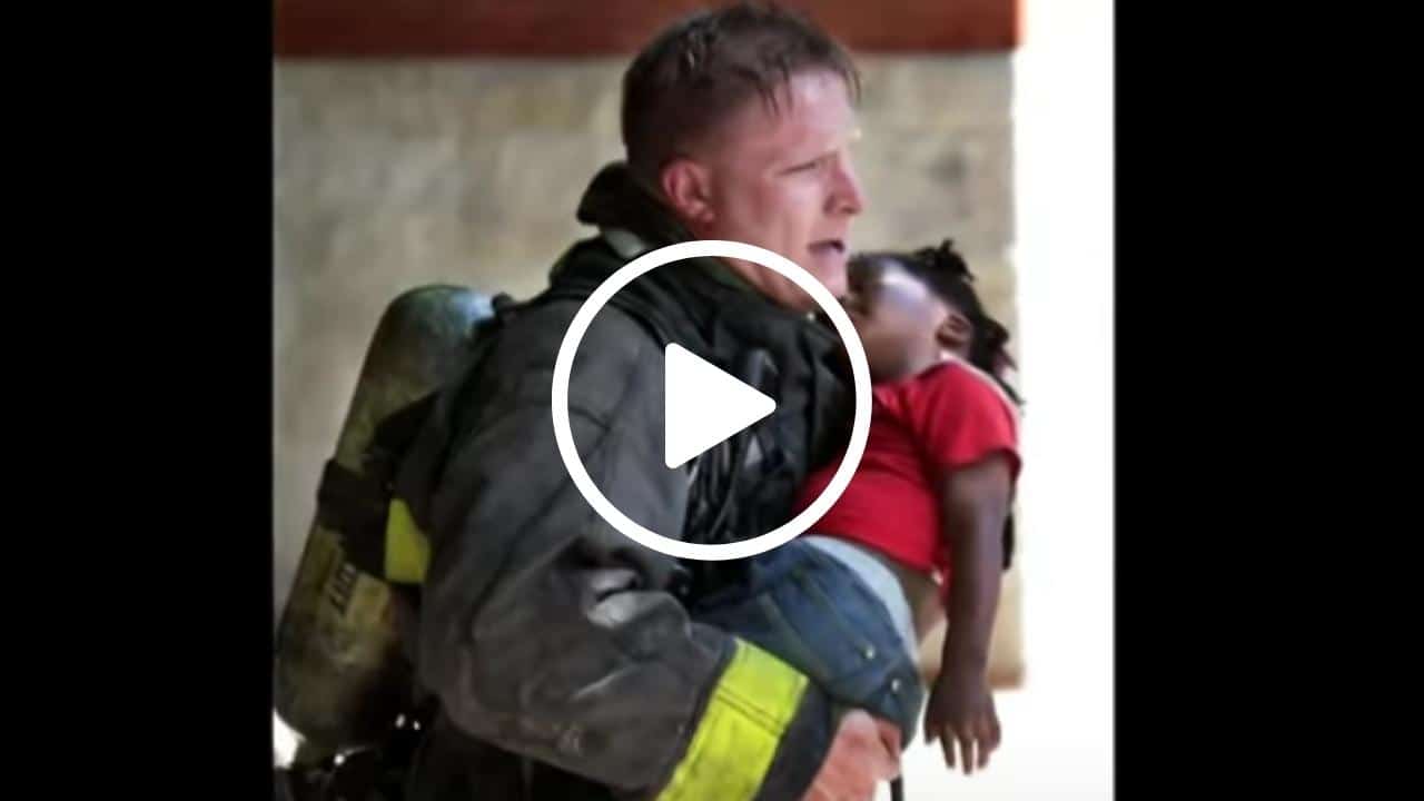 WATCH: Firefighters Rescue Four Abandoned Children From Burning Building