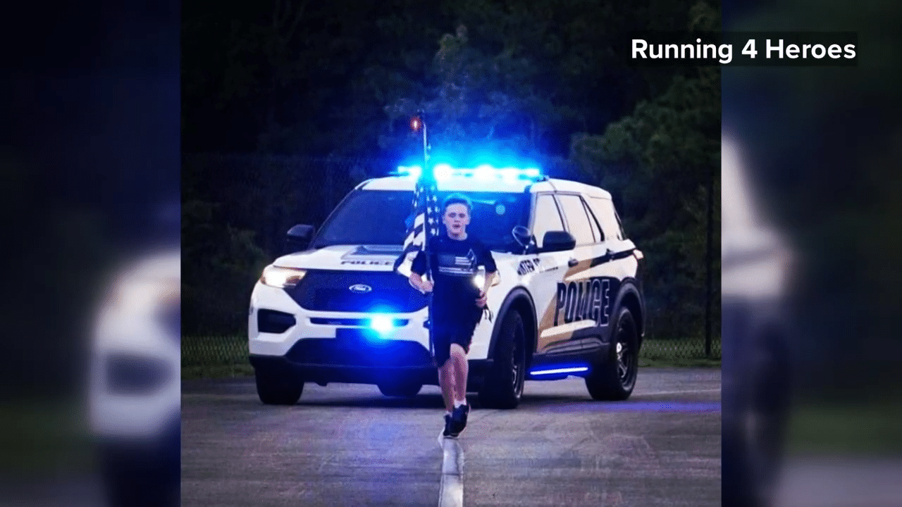 Florida boy runs mile to honor Deputy Luke Gross 0-28 screenshot