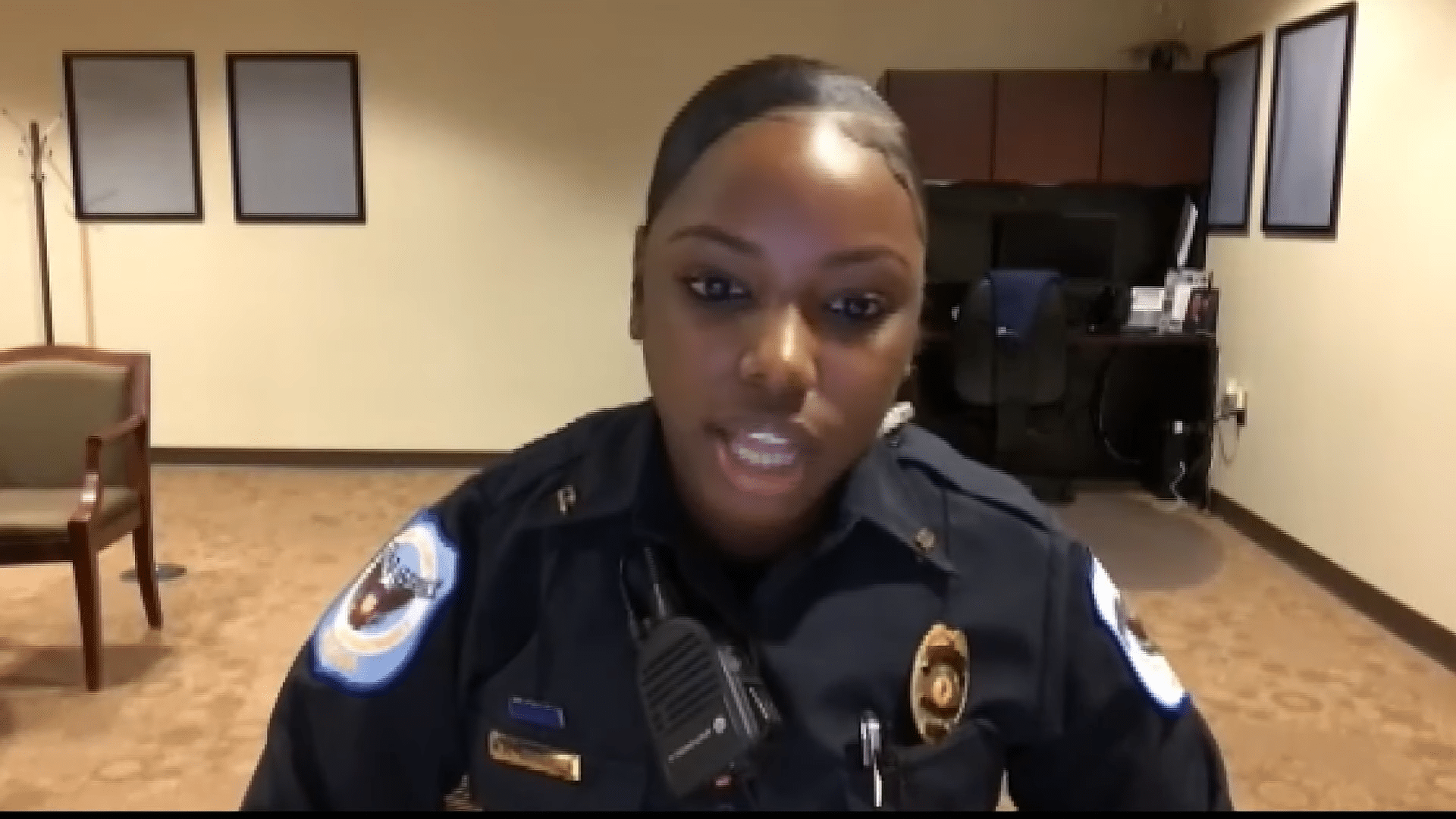 Homeless teen-mom's life changed when police officer listened to her story. Now, she's joining the d 0-8 screenshot