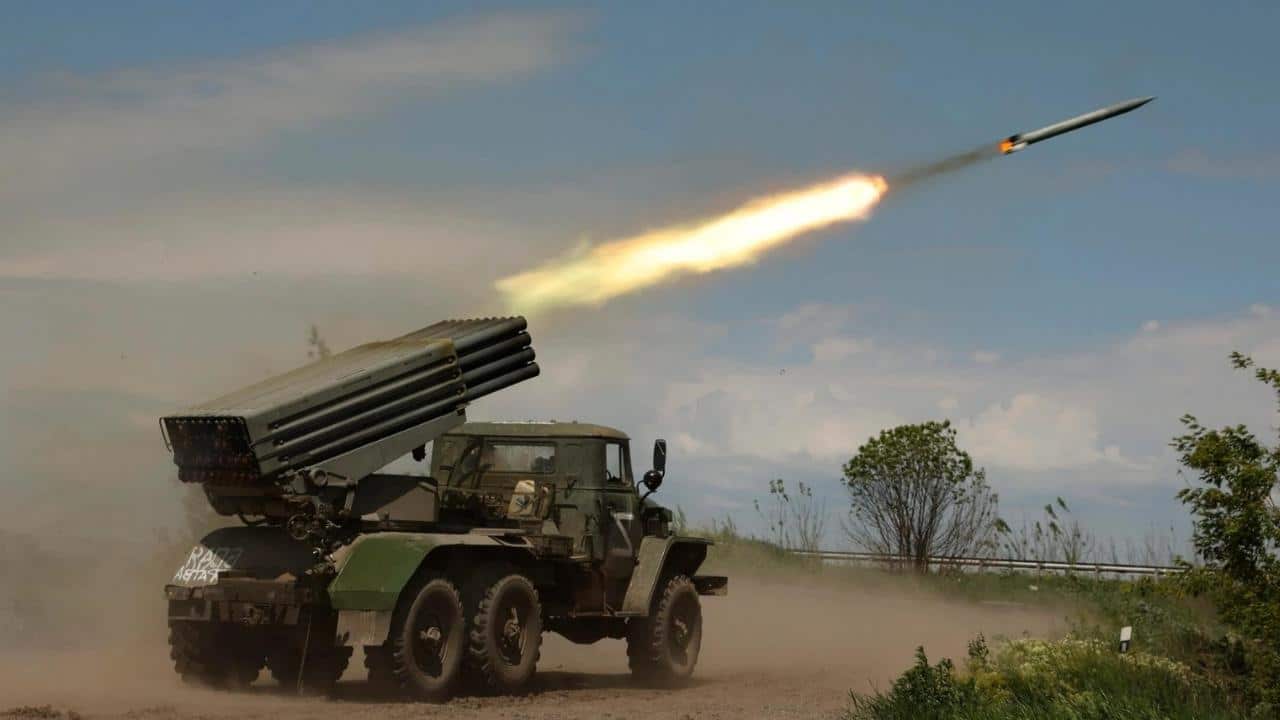 Russian Artillery Hammering Ukraine