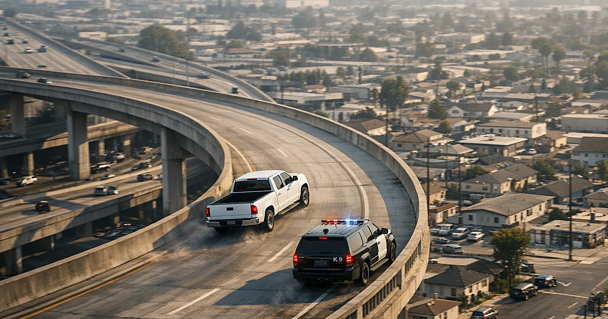 Carjacking Suspect Leads 3-Hour Chase Across LA Counties
